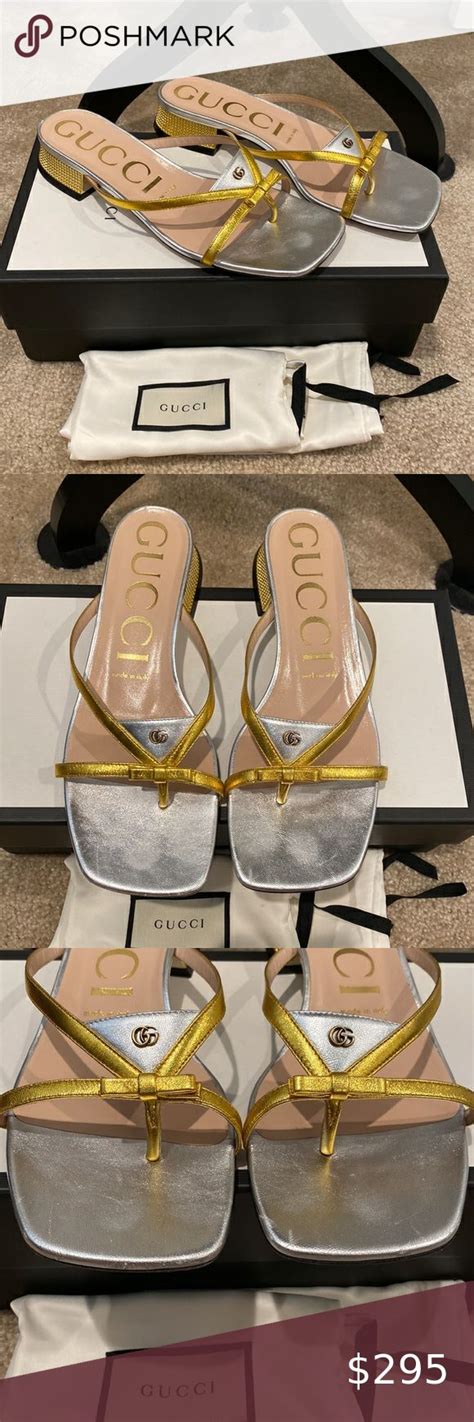 gucci alison bow sandal|gucci interlocking sandals.